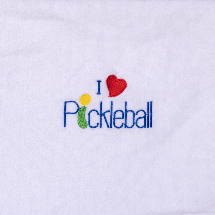 Pickleball Towel - I (heart) Pickleball