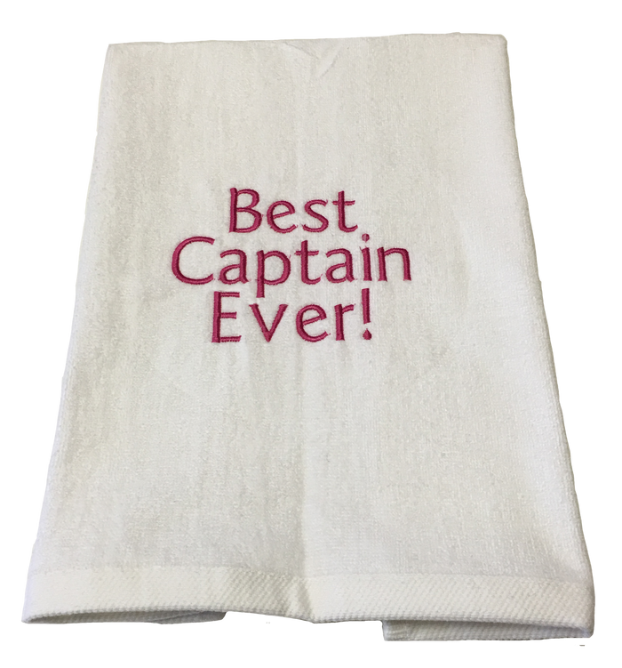 Tennis Towel - Best Captain Ever!