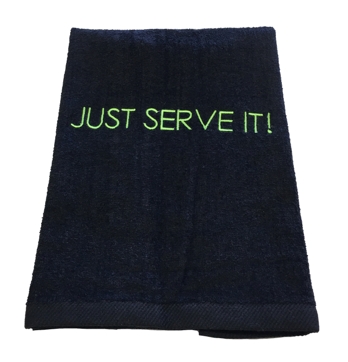 Tennis Towel - Just Serve It!