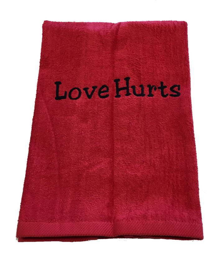 Tennis Towel - Love Hurts
