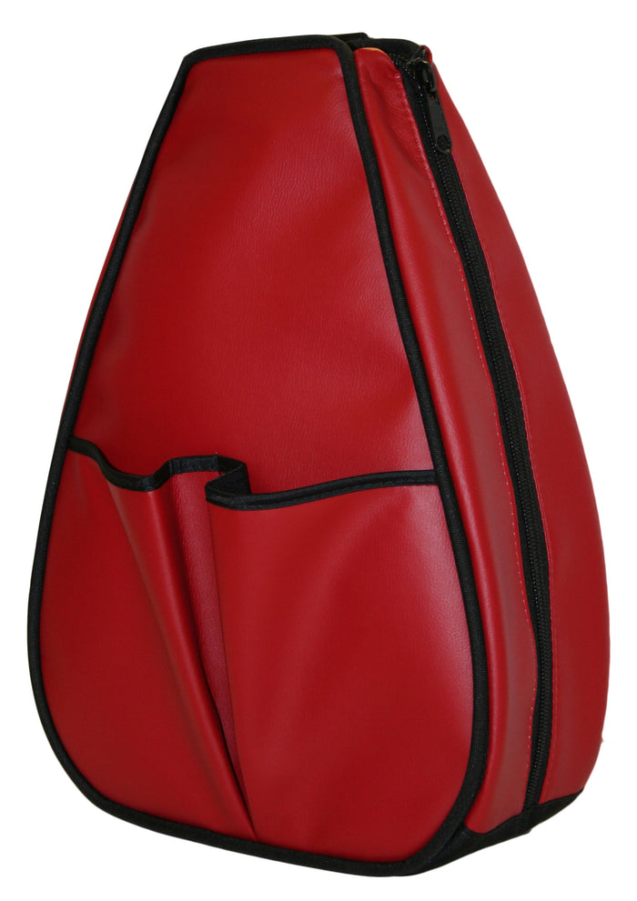 Sophi Backpack - Red Faux Leather