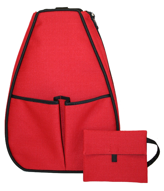 Sophi Backpack - Red Linen