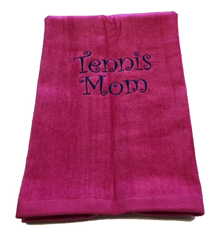 Tennis Towel - Tennis Mom(Pink)