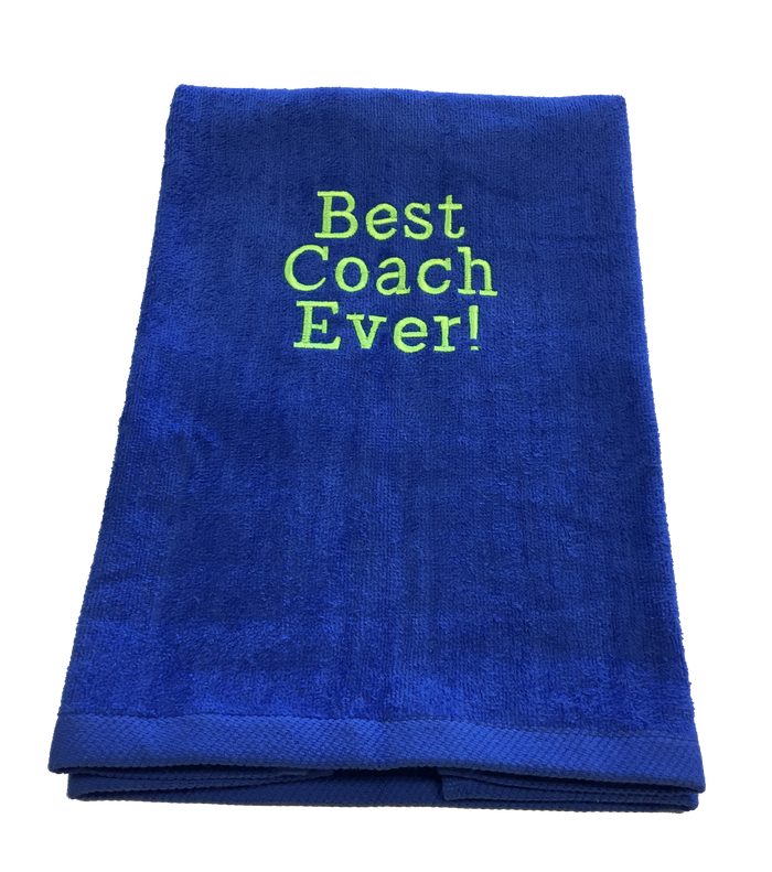 Tennis Towel - Best Coach Ever!