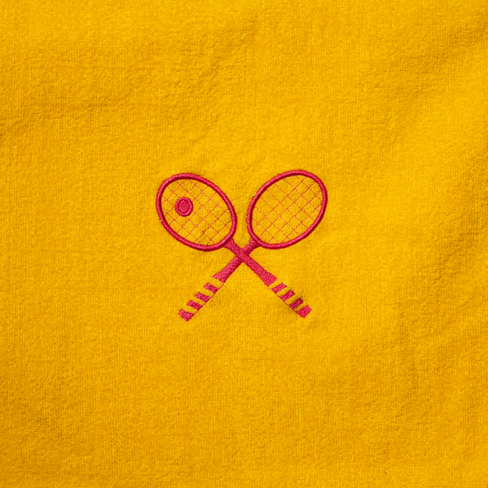 Tennis Towel - Two Rackets Image