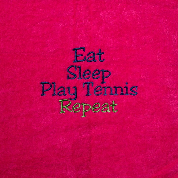Tennis Towel - Eat Sleep Play Tennis Repeat