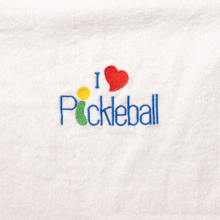 Pickleball Towel - I Heart Pickleball