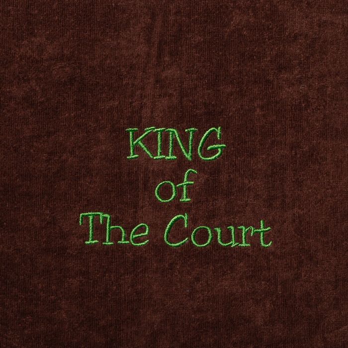 Tennis Towel - King of The Court - Grey
