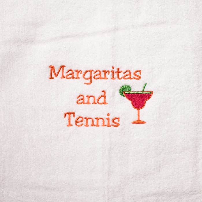 Tennis Towel - Margaritas and Tennis
