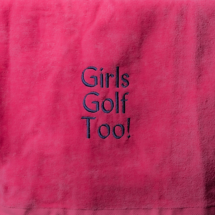 Golf Towel - Girls Golf Too!
