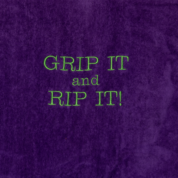 Golf Towel - Grip It and Rip It - Purple