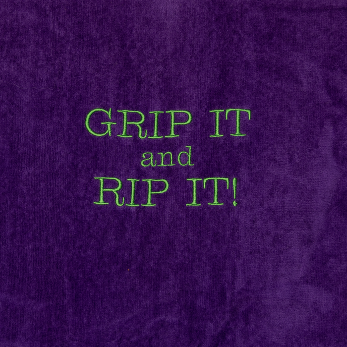Golf Towel - Grip It and Rip It - Purple