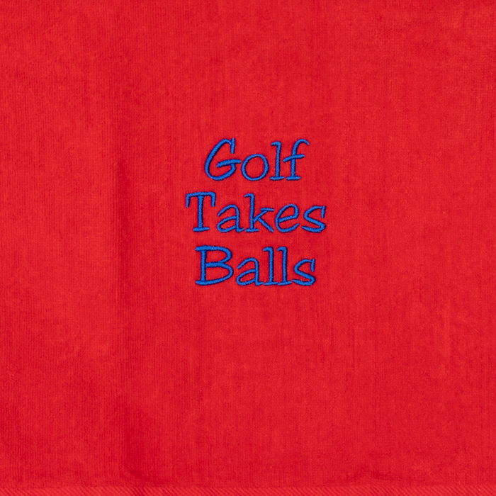 Golf Towel - Golf Takes Balls