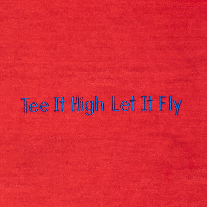 Golf Towel - Tee it High Let it Fly - Red