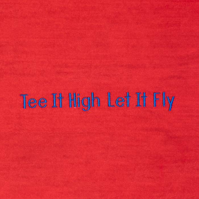 Golf Towel - Tee it High Let it Fly - Red