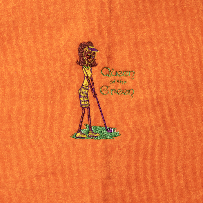 Golf Towel - Queen Orange
