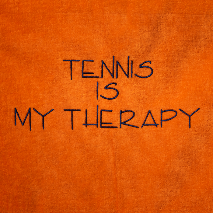 Tennis Towel - Tennis is My Therapy