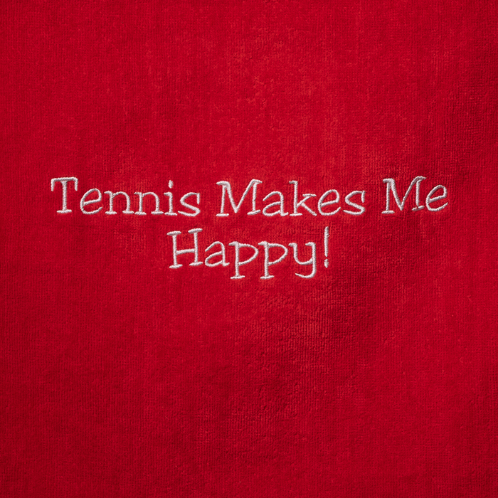 Tennis Towel - Tennis Makes Me Happy