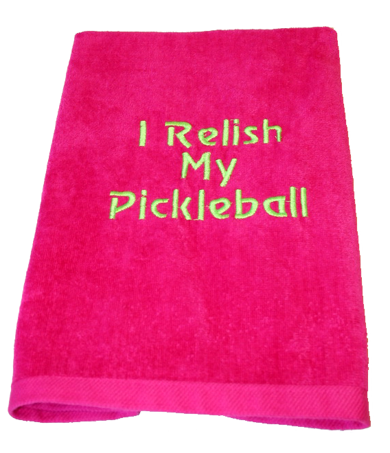 Pickleball Towel - I Relish My Pickleball