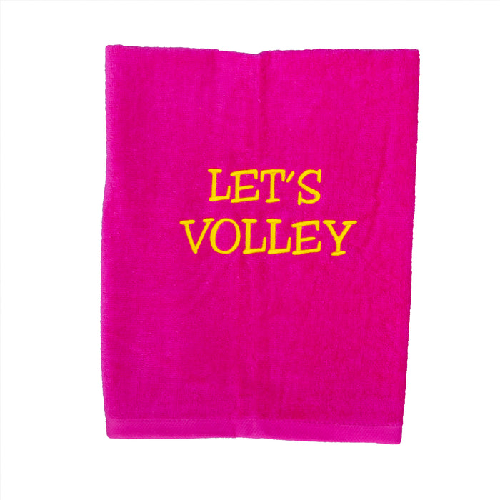 Tennis Towel - Let's Volley