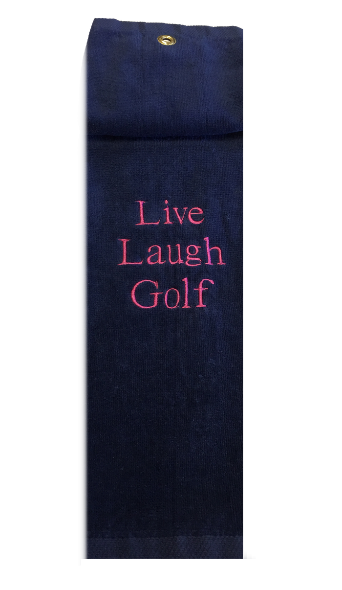 Golf Towel - Live Laugh Golf