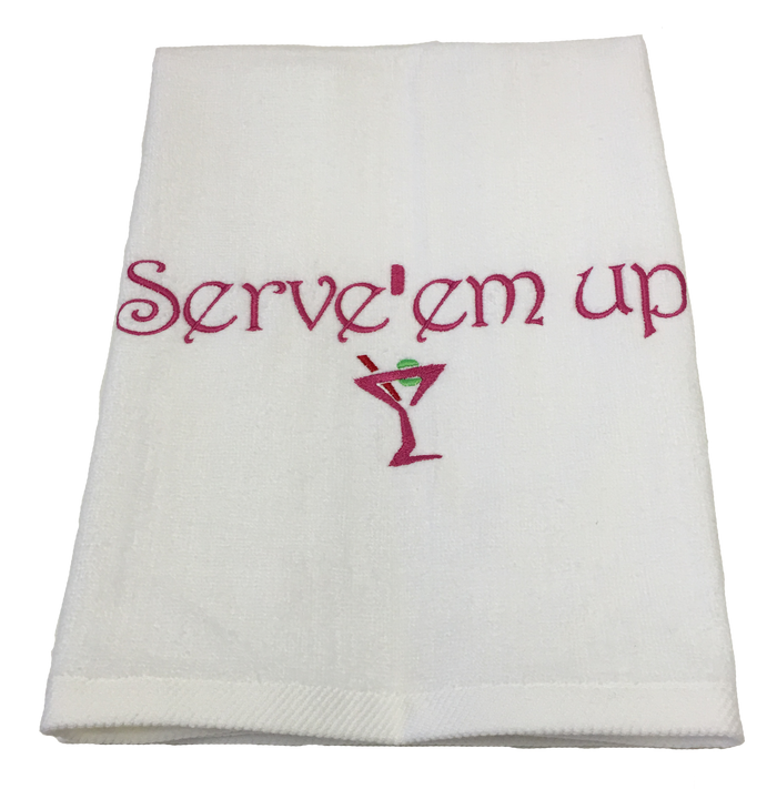 Tennis Towel - Serve 'em Up