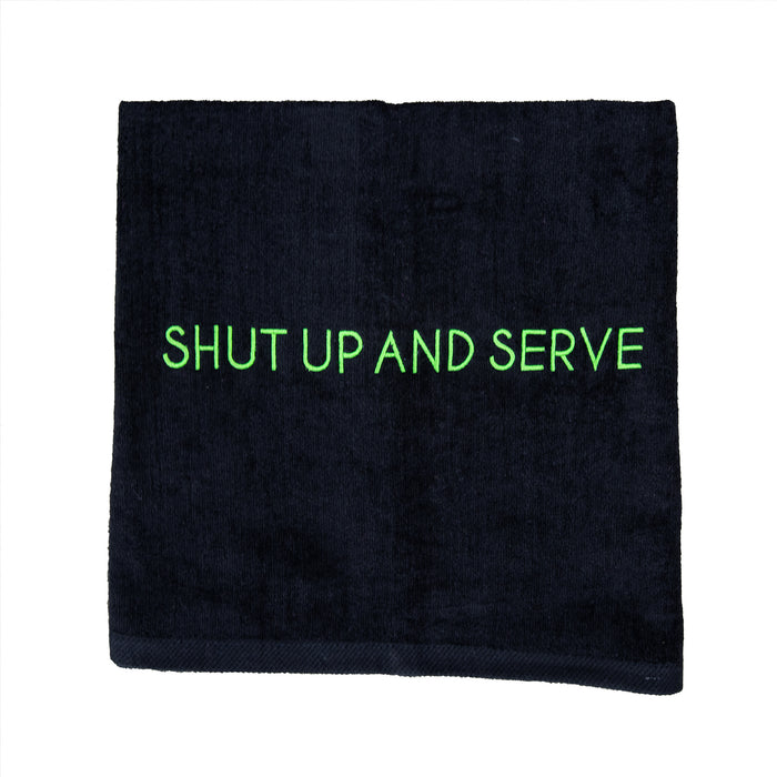 Tennis Towel - Shut Up and Serve